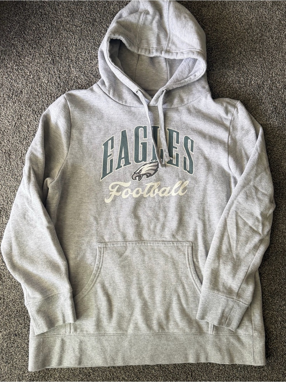 Philadelphia Eagles Gray Pullover Hoodie